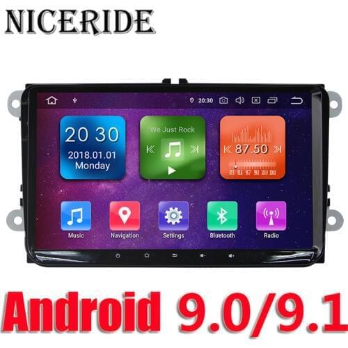 2 Din Car DVD GPS Android 9.0 Radio Player for Volkswagen polo golf 5 touran passat B6 b7 tiguan leon wifi bt usb