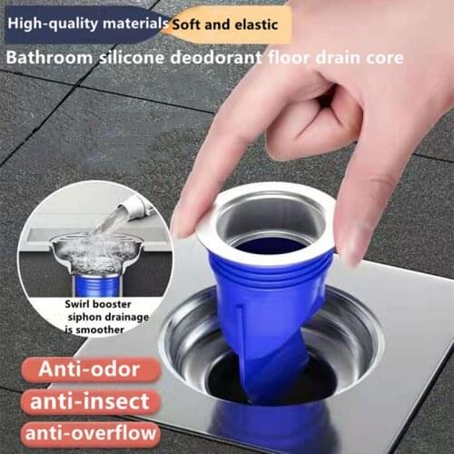 2only Bathroom sewer deodorant sealing leaking tool silicone floor drain core toilet inner core deodorant deodorant anti-insect