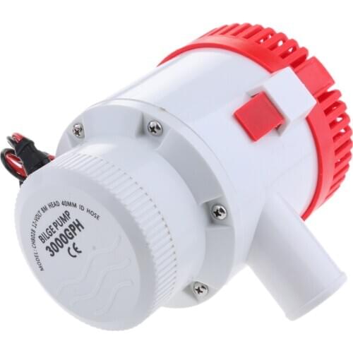 3000 GPH 12v Boat Marine Plumbing Electric Bilge Pumps Heavy Duty Motor