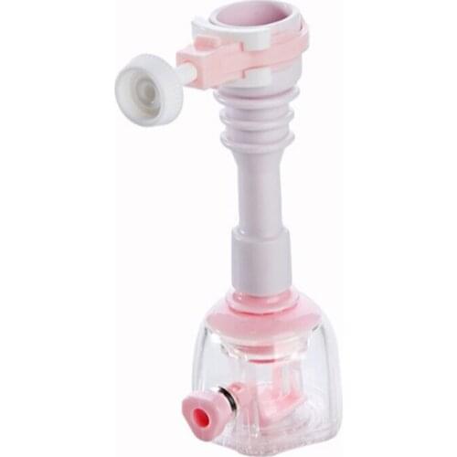 360 Degree Rotatable Swivel Faucet Water Saving Filter Sprayer with Lock for 16-19mm Round Interface of Bathroom Kitchen Faucet