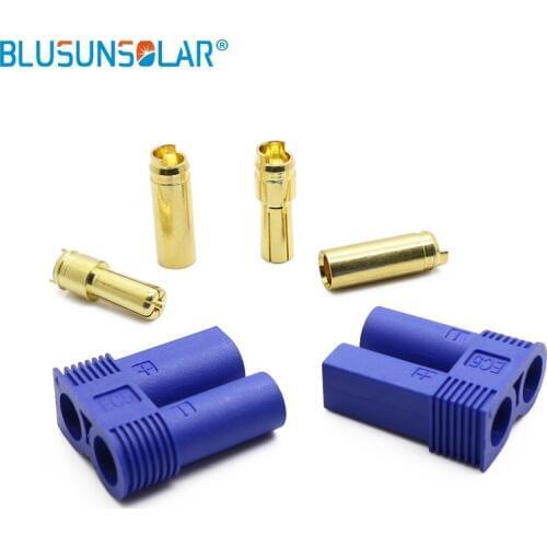 5 Pairs/Lot EC5 5mm Bullet Connector Male + Female Plugs Adapter Battery For RC Car Plane Helicopter