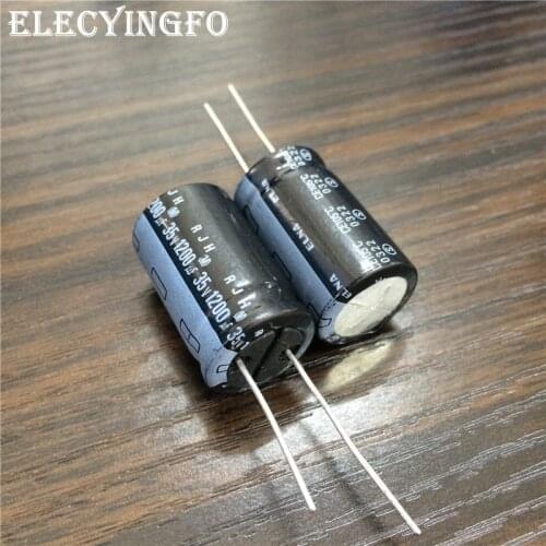 5pcs 1200uF 35V1200UF ELNA RJH Series 16x25mm Extra Low Impedance 35V1200uF Audio Capacitor
