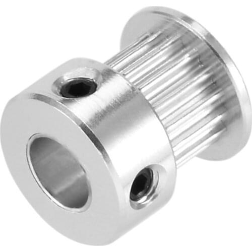 Aluminum GT2 16 Teeth Synchronous Wheel Idler Pulley, 5mm/6mm Bore, For 6mm Timing Belt