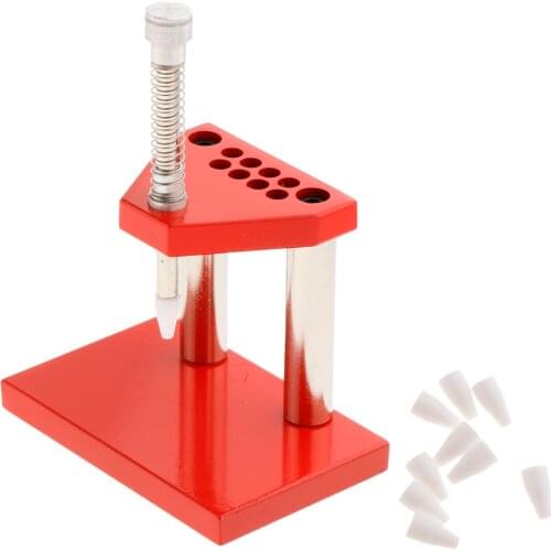 Watchmaker Watch Hand Presser Fitting Repair Tool with Plastic Tips