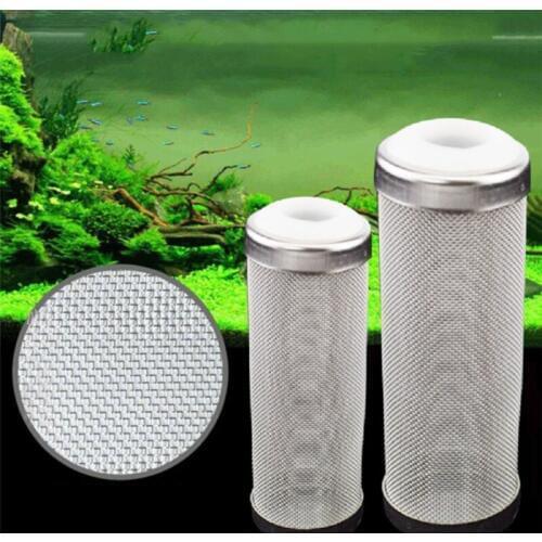 Filter Inlet Case / Mesh / Shrimp Nets Stainless Steel Special Shrimp Cylinder Filter Inflow Inlet Protect Aquarium Accessories