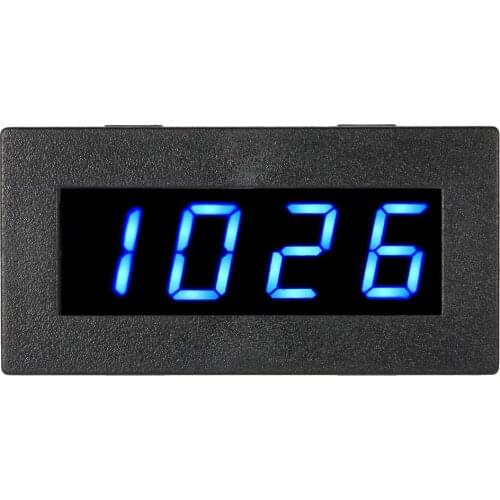 Digital Frequency Tachometer 0.56" 4 LED DC 8-15V Car Motor Speed Meter RPM velocity Tester 5-9999R/M tacometro