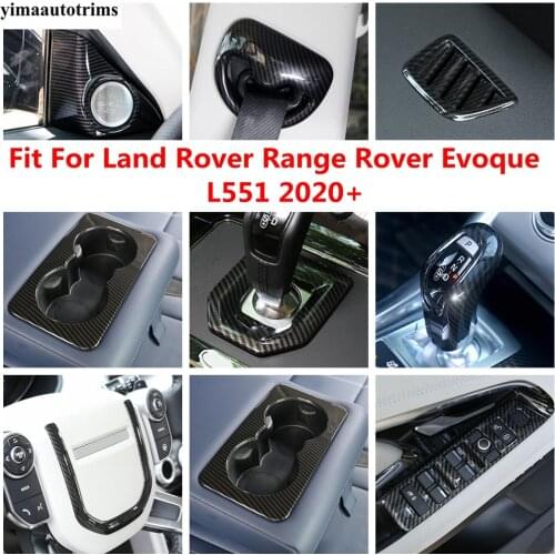 Car Console Central Front Water Cup Holder Decoration Cover Trim Accessories For Land Rover Range Rover Evoque L551 2020 2021