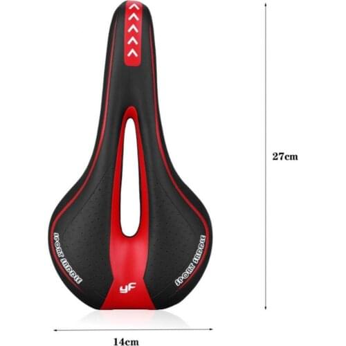 Road Bike Breathable Shock Absorbing Bicycle Saddle Seat Cushion Cycling Part