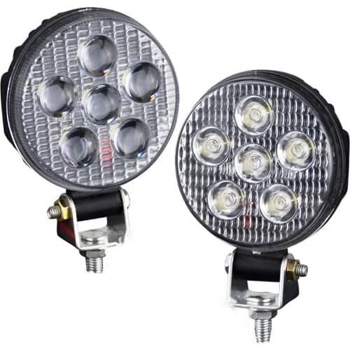 Feedopal 2PCS 12V-24V Truck Side Lamp Super Bright Spot Lamp Vacuum Small Sun Refitted Reversing Lamp