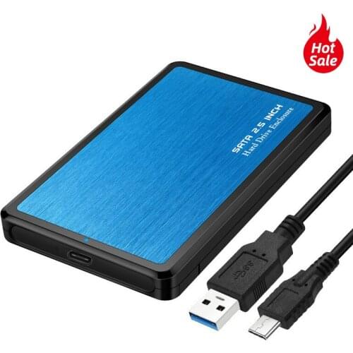 USB 3.0 Type C Hard Drive Enclosure 6 Gbps Fast Speed USB-C To SATA External Hard Drive Disk For 2.5'' SATA I II III HDD SSD