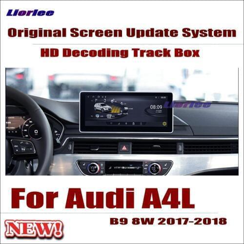 Liorlee Original Car Screen Update Decoder For Audi A4L B9 2017-18 MMI system Parking Rear view Camera Carplay Adapter Cable
