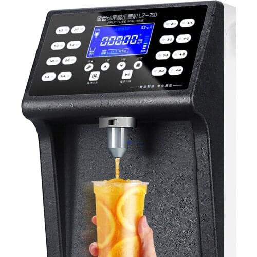Bubble Tea Shop 16 Grid Fructose Quantitative Machine Automatic Fructose Dispenser Syrup Dispenser Stainless Steel Outlet
