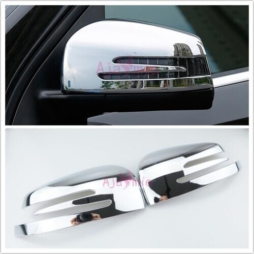 For Mercedes Benz AMG A Class W176 A45 2013 2014 2015 2016 2017 2018 Side Mirror Overlay Rear View Cover Car Accessories