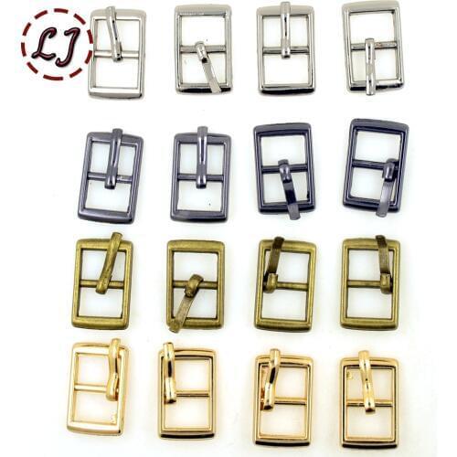New hot sale 30pcs/lot silver gun-black gold bronze 8mm small Square alloy metal shoes bags Belt Buckles DIY sew accessories