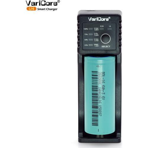 New VariCore U4 1.2 V / 3.2V / 3.7V / 4.25 V18650/26650/18350/16340/18500/ 26500/14500 AA AAA NiMH lithium Battery Charger