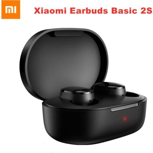 Original Xiaomi Redmi Airdots 2s Global Version Mi True Wireless Bluetooth Earphone Touch Control Fast Connection TWS Headphone