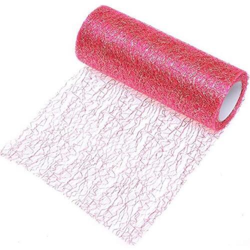 Tulle Fabric Bolt Tulle Ribbon Roll for Chair Table Skirt Tutu baby shower birthday Wedding Party Decoration favor Gift wrapping