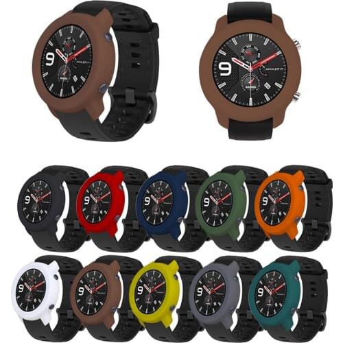 Protective Case Cover for Xiaomi Amazfit GTR 42mm 47mm Soft TPU Protector Frame For Xiaomi GTR Watch Protect Shell Accessories