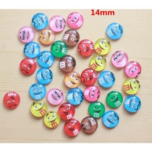 20pcs/lot Cartoon Silicone M Beans Flatback Cabochon Kawaii PVC Rubber Crafts DIY Embellishments for Scrapbooking Accessories
