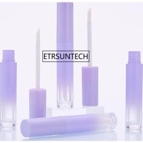 100pcs Gradent Empty Lip Gloss Tubes Plastic Lipstick Cosmetic Containers Sample Vials DIY Refillable Bottles Travel F3885