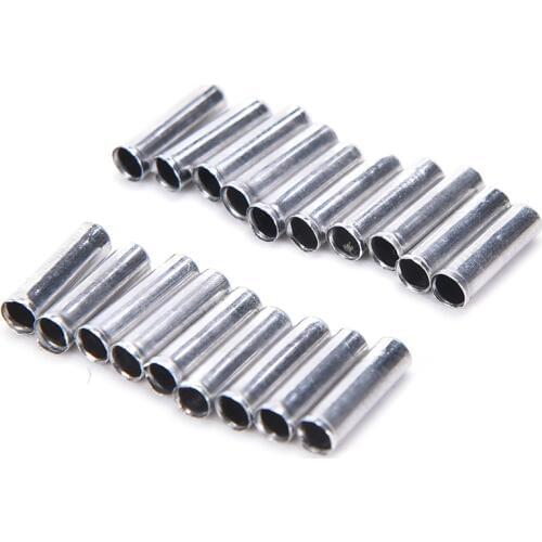 100x Bicycle Bike Shifter Brake Cable Tips Caps End Crimp Silver