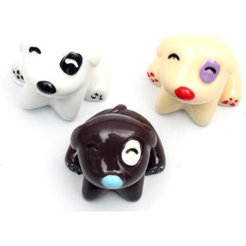 15pcs Mixed Cute Puppy Resin Decoration Crafts Flatback Cabochon Embellishments For Scrapbooking Beads Diy Accessories