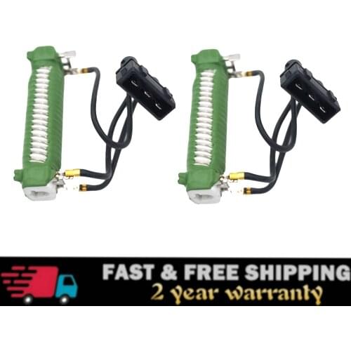 2 Pcs Engine Cooling Fan Resistors For Seat Alhambra/VW Sharan Transporter 4/Volkswagen EuroVan 701959263B 701959263D