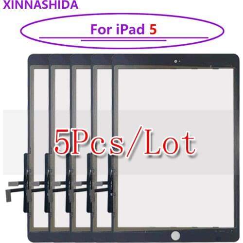 5PCS/For iPad 2017 Touch Screen Digitizer For iPad 5 A1822 A1823 Screen Glass Touch Panel Replacement
