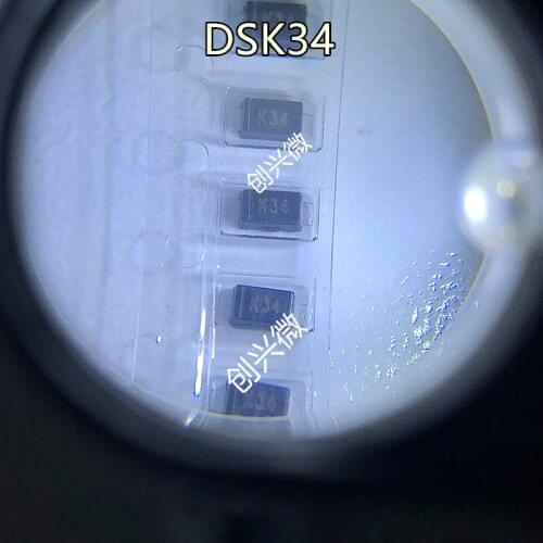 20PCS DSK34 encapsulation SOD-123fl silk-screen K34 schottky diode new original products