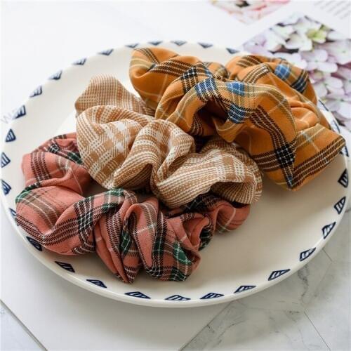 Girls hair accessories pure color adorn Fashion Rope headdress Flower Rubber Bands Small Adorn Article Creative elastic hairband