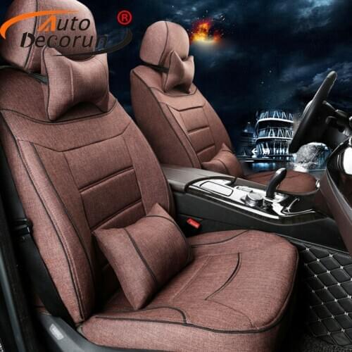 AutoDecorun Seat Cushion for Lincoln MKX Accessories 2008 Car Seat Covers for Cars Seat Support Cushion Cover Protector Styling