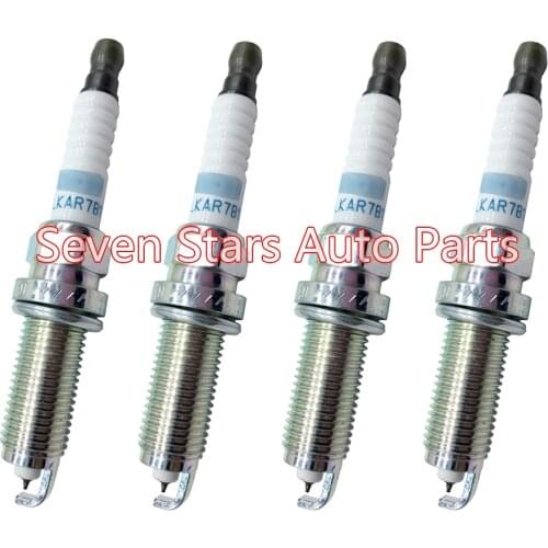 4PCS Auto Parts Iridium Spark Plugs For Toyo-ta Corol-la Scion Prius OEM ILKAR7B11 90919-01253 9091901253