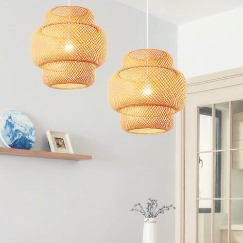 Southeast Asia Bamboo Art Chandelier Homestay Bamboo Rattan Tea House Restaurant Lamp Zen Hotel Lamp Villa Living Room Lamp