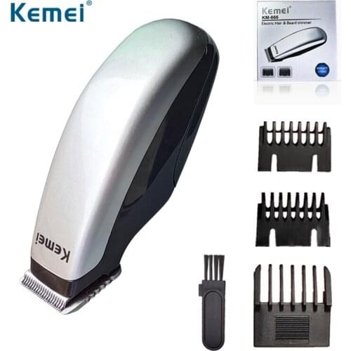 Kemei Electric Hair Clipper Beard Cutting Machine Barber Razor Easy To Handle Mini Hair Trimmer for Men Style Tools KM-666 D38