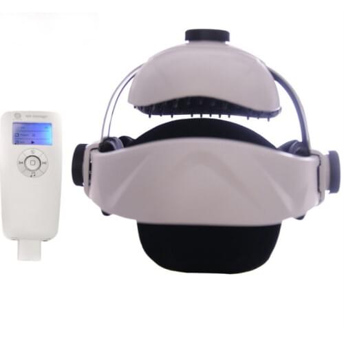 Electric Head Massager Multifunction Air Pressure Vibration Finger Press Relaxation Massage Helmet Type Massager Health Care