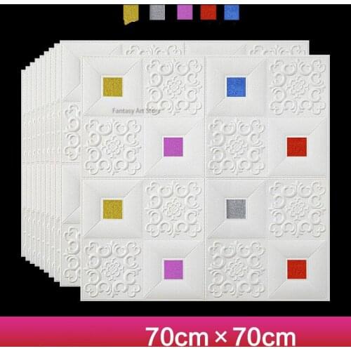 Tv Background Wallpaper 3d Ceiling Living Room Bedroom Wall Decoration Diy Self-adhesive Waterproof Pe Foam Wall Sticker