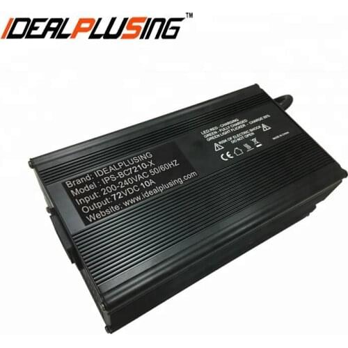 IDEALPLUSING hot selling 72v 10a car battery charger with CE RoHS