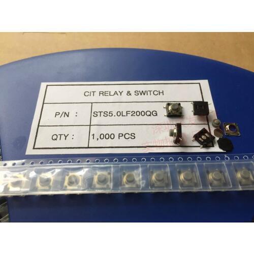 Imported Taiwan Waterproof and dustproof switch Tact switch 7*7*5mm Patch 4 foot Tap keys Brand new