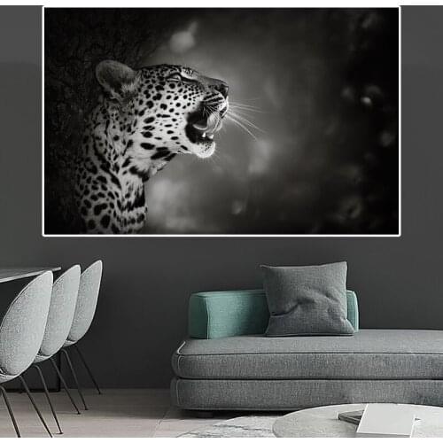 Elephant Tiger Lion Nordic Black Animal Canvas Painting Wall Art Prints and Posters Home Art Pictures Wall Art Cuadros Decora