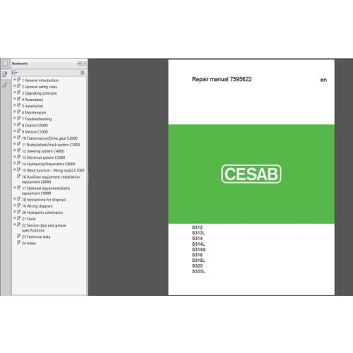 Cesab Spare Parts Catalog 2019