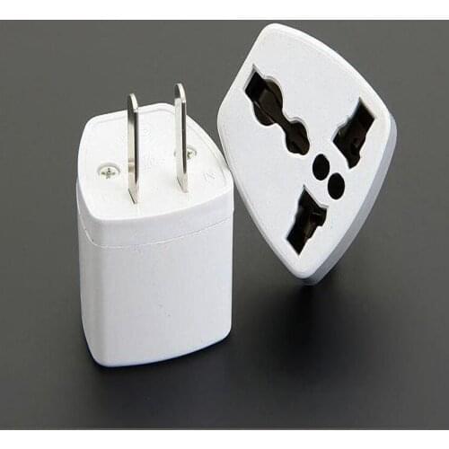 Hot selling 1PC Travel Converter Adaptor American US standard conversion plug 2 Pin AC Power Plug Adaptor Multi-purpose plug