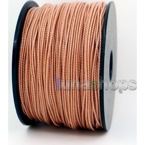 LN006421 100m T Series 10m 54*0.06mm 7N OCC Diameter:1.3mm headphone Bulk Wire For DIY Custom Earphone Cable