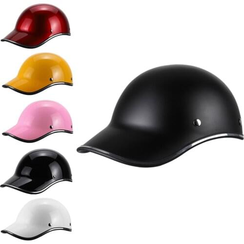 Motorcycle Helmet Bike Bicycle Baseball Cap Helmet Half Helmet Cycling helmet for Men Women Adults Bicycle equipment