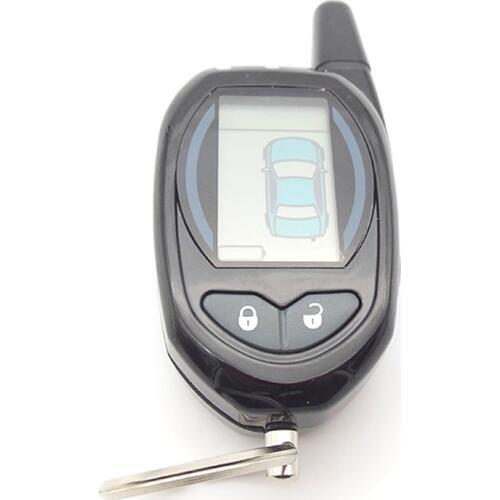 Russian version ZX1055 LCD Remote for Sheriff ZX1055 car remote controller lcd two way car alarm system free shipping