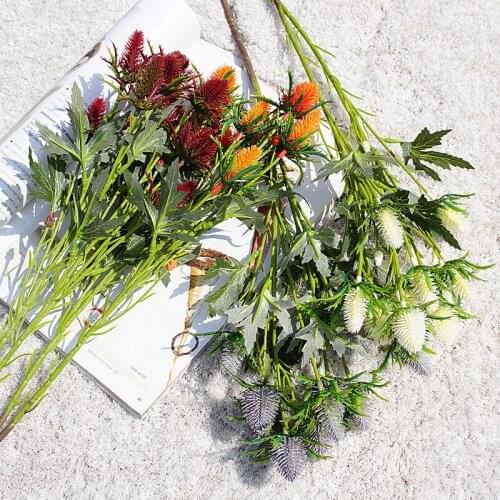 Real looking berry fruit branch Artificial Flowers for Wedding decoration plastic fake flower fleur artificielle Xmas fall decor