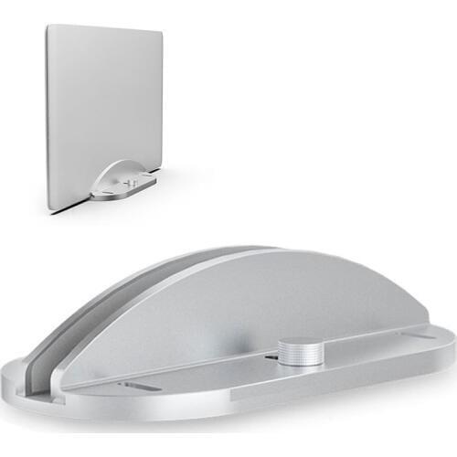 Vmonv Aluminum Alloy Adjust ment Laptop Support Stand for 7-15 Inch Tablet PC Notebook Vertical Base Cooling Laptop Holder Stand