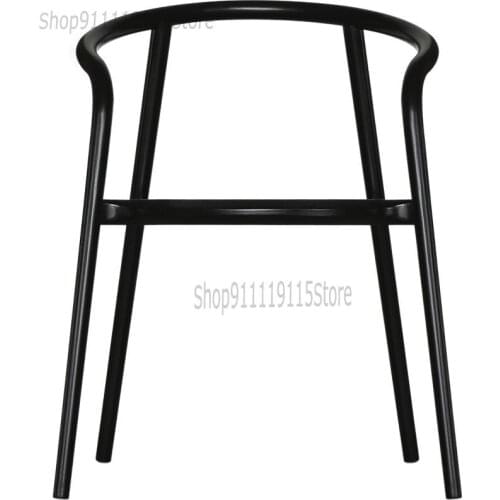 Custom Chair Simple Italian Minimalist Modern Solid Wood Aranha Arm Chair Designer Replica Leisure Dining Chair