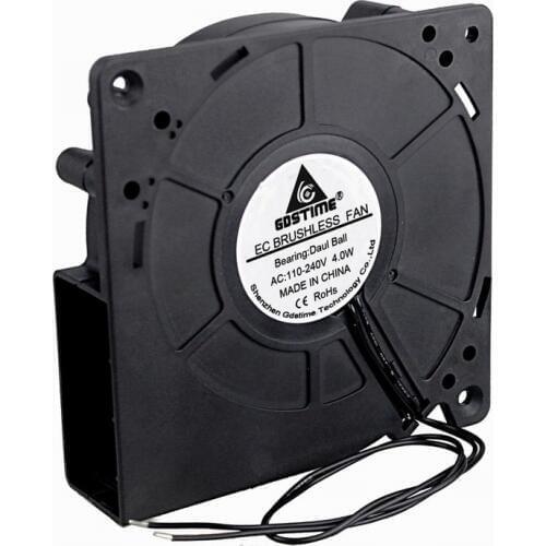 EC fan 110v 120V 220V 12038 12cm 120mm axial fan dual ball bearing High Air Volume Turbine Blower