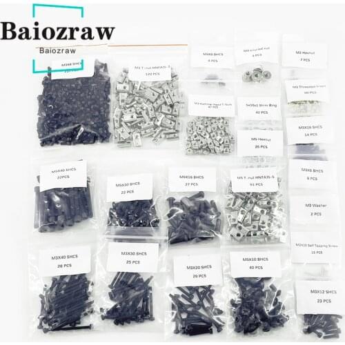 Voron 2.4 3D Printer DIY Project Fasteners Screws Nuts Full Kit Voron 2.4 3D Printer Screws Full Kit