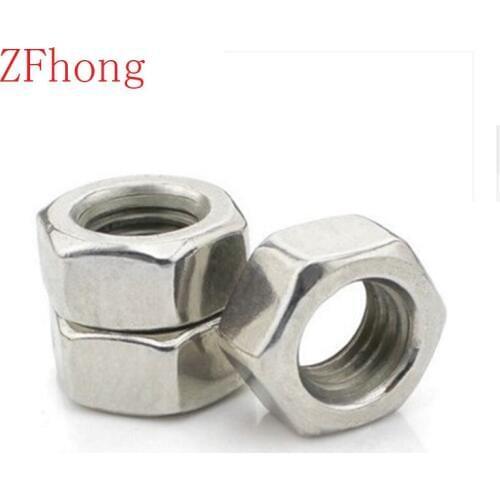 High Quality M3 M4 M5 M6 M8 M10 M12 M16 Left hand thread hex nut stainless steel A2 Metric